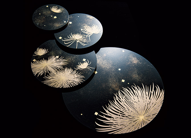 灯の目 漆芸作品 髙田賢三さんが出会った「香川漆芸」最後の作品。暮らしの美を極めた