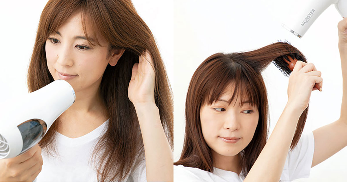 ❤ヘアサロンのヘアドライヤー❣使えば使うほどキューティクルが回復し艶髪に♪❤ 少しの手間でエイジング毛が「美髪」に！キューティクルを整えるブロー方法