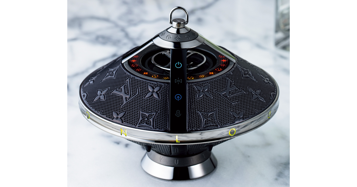 Louis Vuitton ワイヤレススピーカー ルイ・ヴィトン」のワイヤレススピーカーで、どこでも重厚な音色を