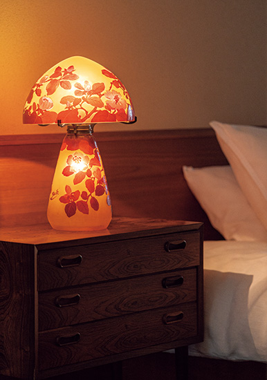 アール・ヌーヴォーのガラスの器、ガレとドームの「技法」鑑賞