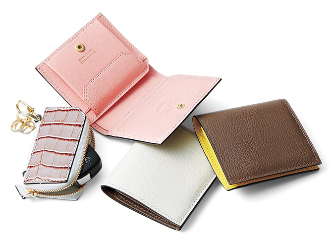 ラルコバレーノ　ミニウォレット　ケース 上質なレザーと職人技が光る「ラルコバレーノ」のミニウォレット＆キー