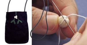 刺繍で心豊かに。おうち時間で挑戦したい「ヤドリギのワンポイント」の刺し方