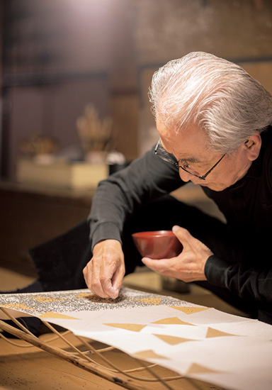 不世出の織り人と友禅の最高峰。二人の「人間国宝」の作品が