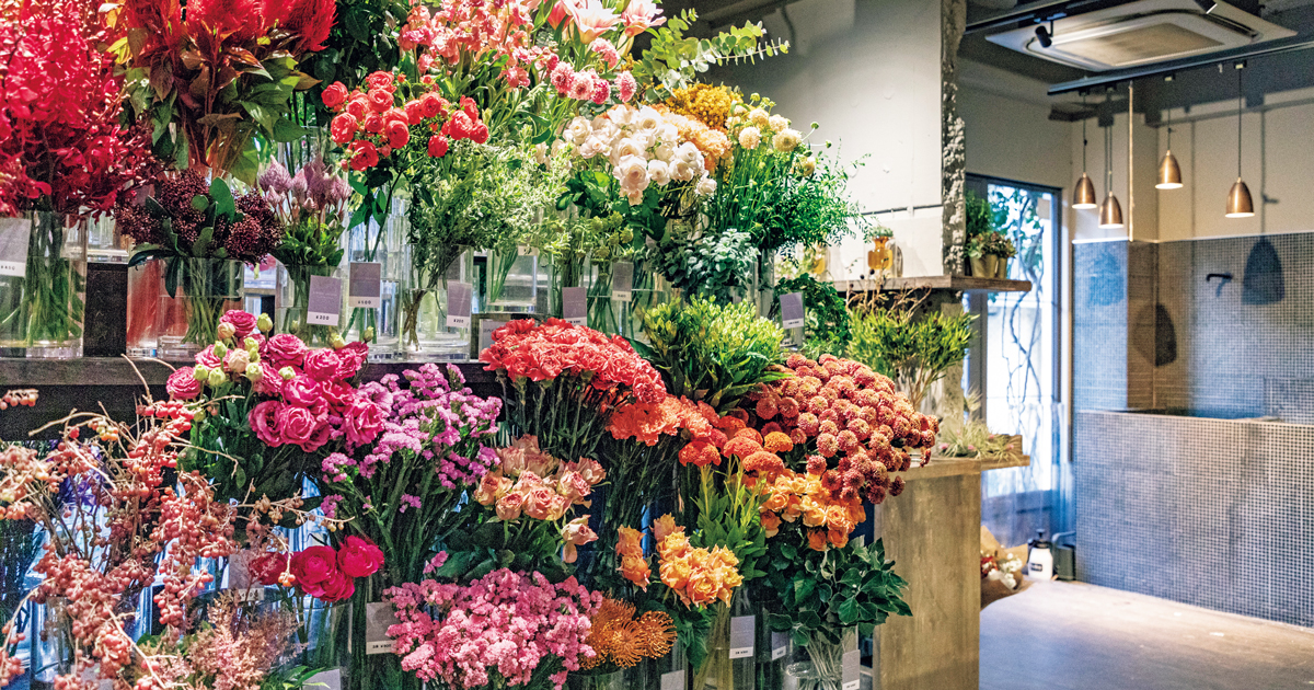 お洒落でサスティナブルなラッピングも人気の秘密。恵比寿の花店「ソー