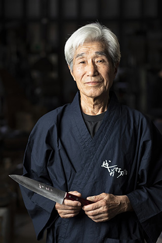 越前　打刃物　勝重作　ガラスキ包丁 越前打刃物勝重作ガラスキ包丁