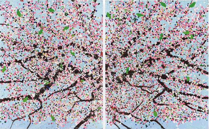 ダミアン・ハースト 桜」展が開催。イギリスを代表する芸術家が