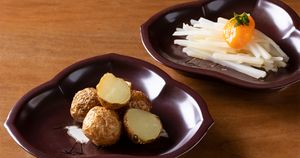 カリッ、ホクホク、シャキシャキ……新じゃがいもの食感を様々に楽しむ2品です