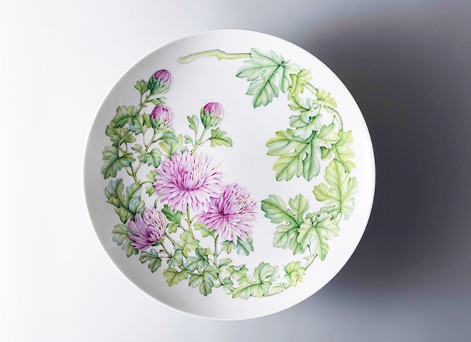 作品（1）大皿「紅菊」