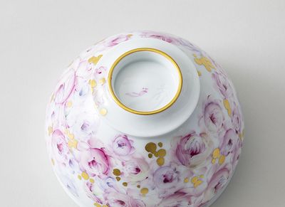 作品（8）「薔薇茶碗」