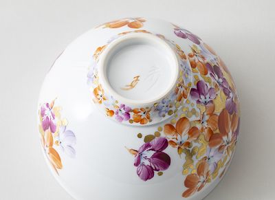 作品（8）「金蓮花茶碗」