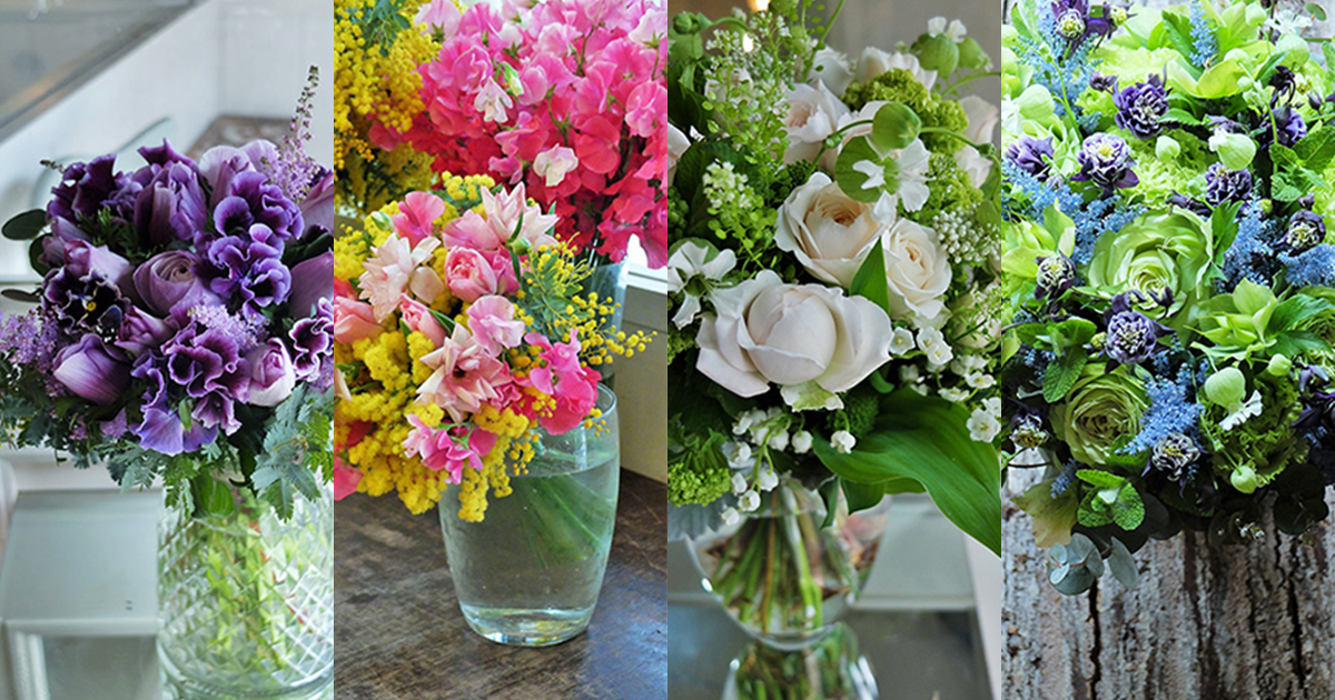 心ときめく、お気に入りを見つけて。春から初夏のブーケ