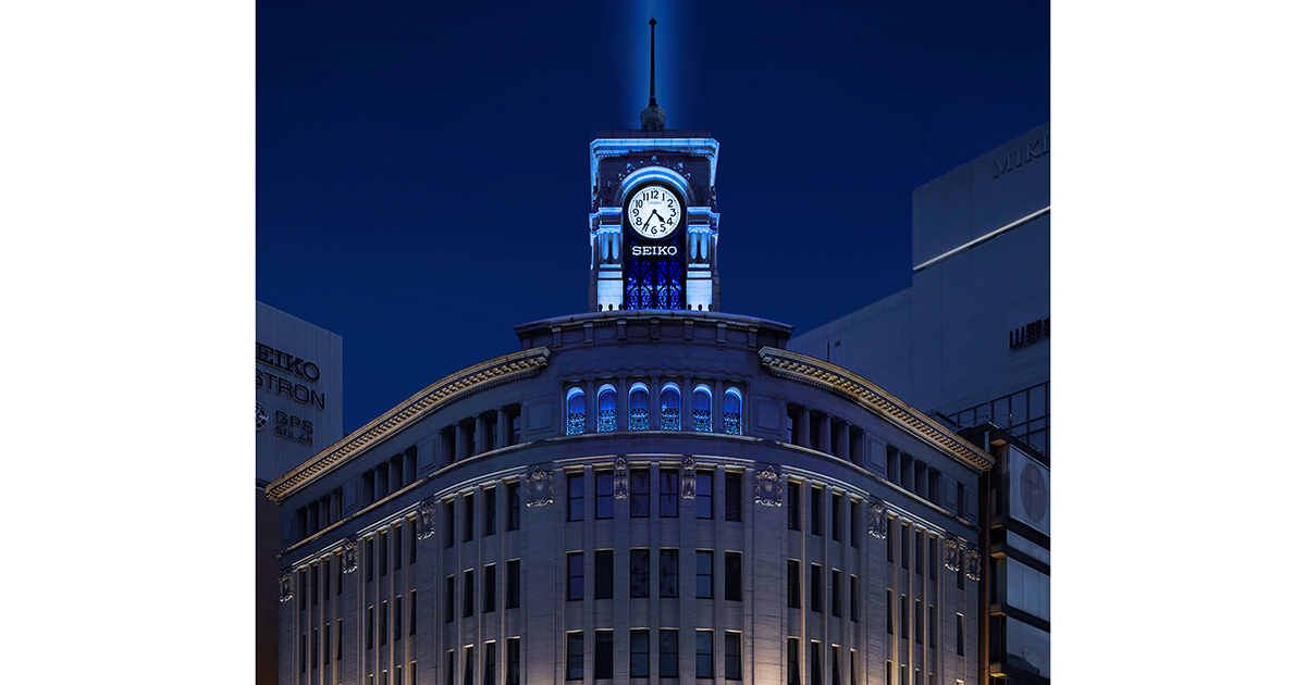 SEIKO HOUSE GINZA」銀座の象徴、時計塔の建物が、90周年を機に新たな