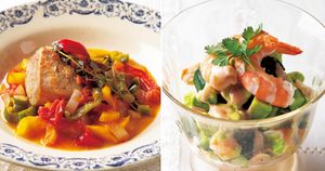 タサン志麻さんに教わるまぐろ料理のレシピ。夏野菜たっぷりのさわやかな一品