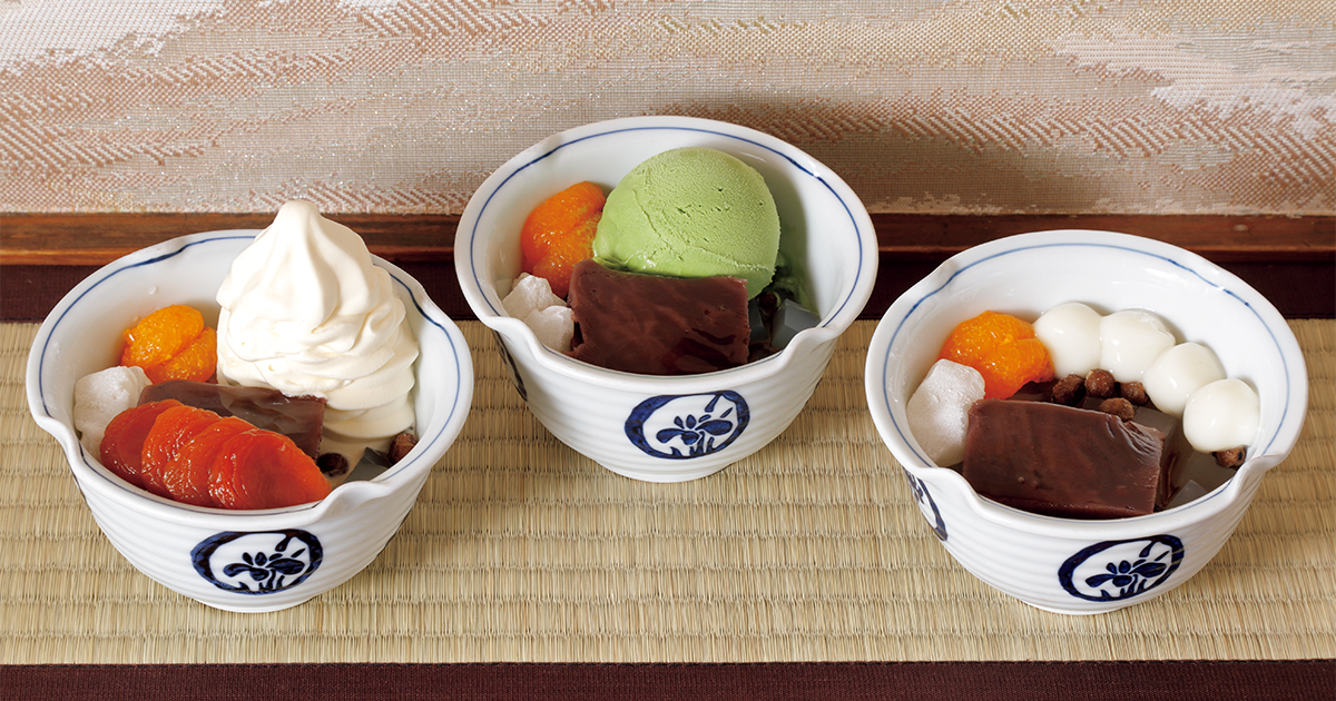 みはし 上野本店」の極上あんみつ。柔らかなこし餡に合う、考え抜かれ