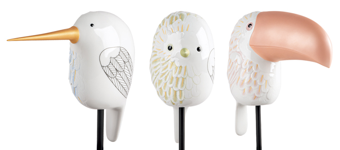 左右で表情が変わる！ スペインの磁器ブランド「リヤドロ」から、小鳥