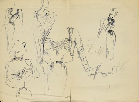 ディオール　デザイン画　Christian Dior ディオール ファイン ジュエリー」心躍る、煌めきのオリジン。オート