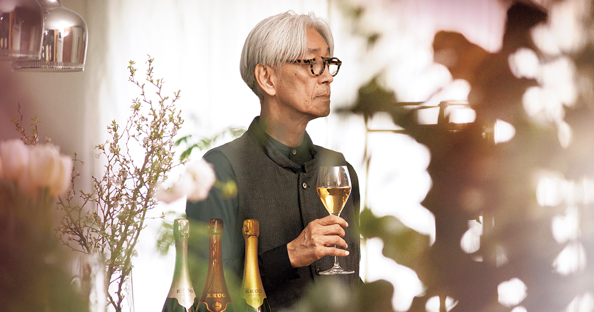 坂本龍一が「クリュッグ」のシャンパーニュに捧げた3楽章の組曲。音楽