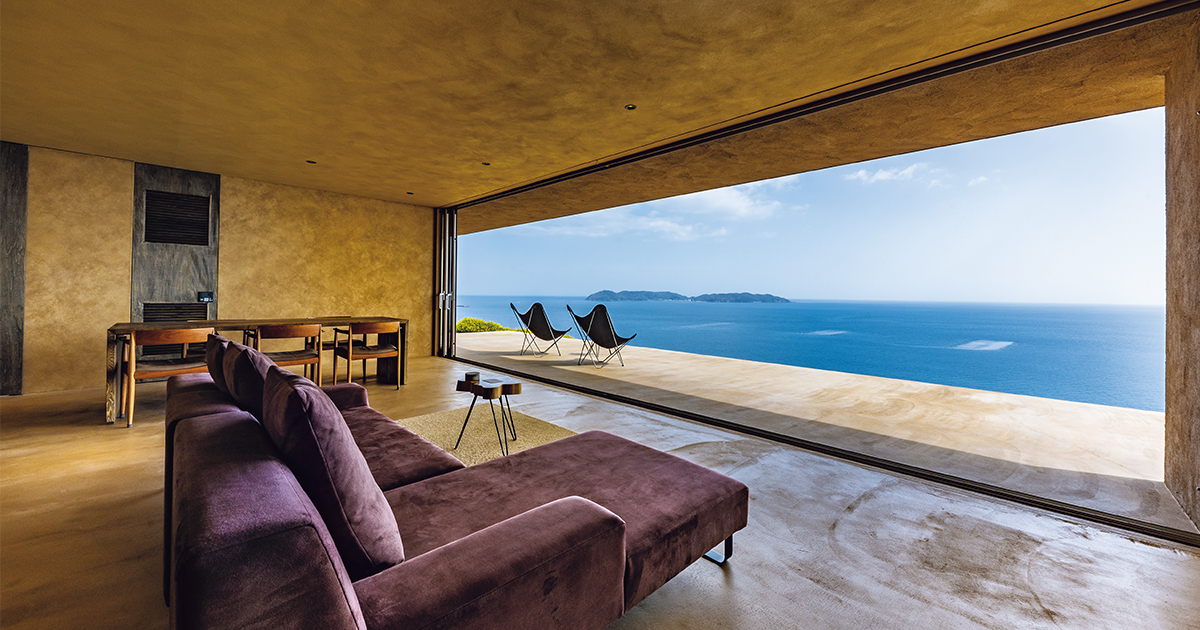 海しか見えない一日”を贅沢に過ごす。淡路島の絶景の貸別荘「ヌーク ザ