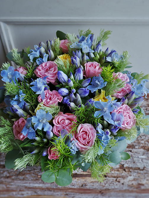 真作保証エランルトゥシュ青い花