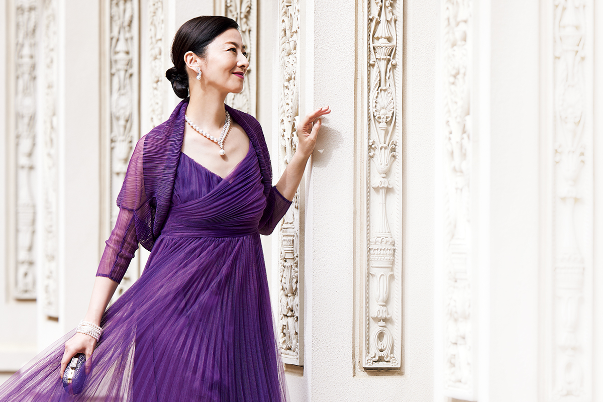 Christian Dior フォーマルドレス　7号 Christian Dior フォーマルドレス 7号 ディオールのシューズで