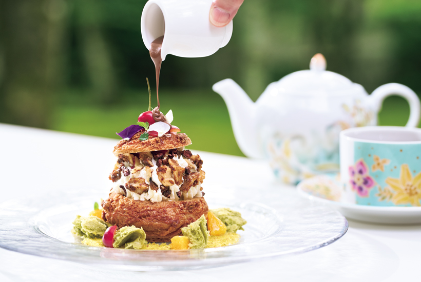 苔庭で、フランス仕込みの極上デザートを「クレソンリバーサイド