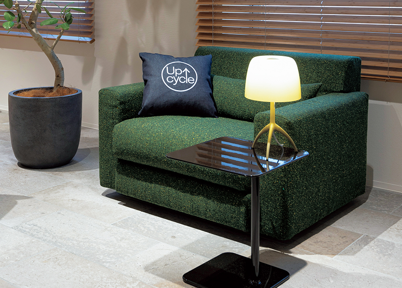 アルフレックス大阪」がリニューアル。アップサイクルされた希少な家具