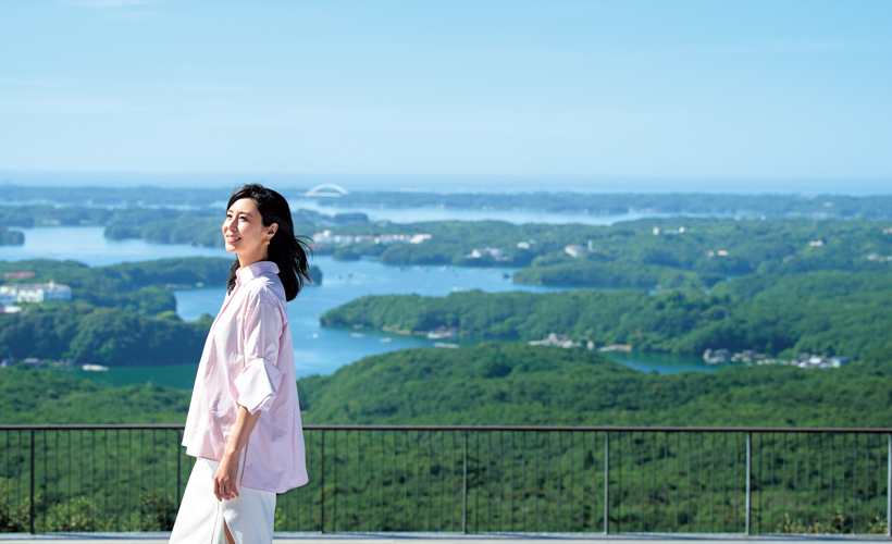 松嶋菜々子さんが体験する“大人の冒険”リゾート。志摩の里海文化を守り