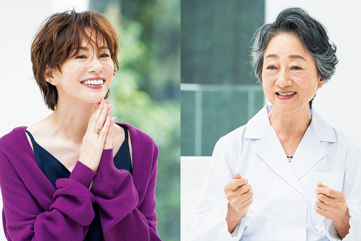 米倉涼子さんの「気になる医学」。人生の大先輩・天野惠子先生に