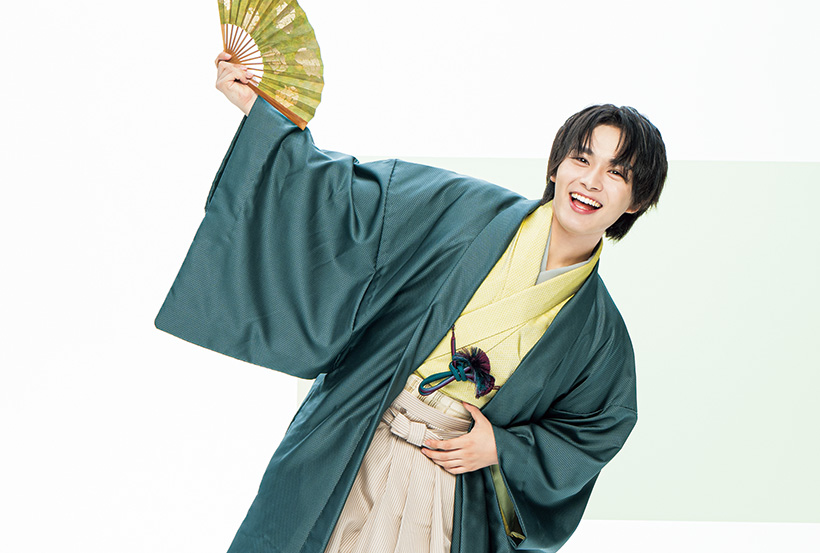 晴*様 なにわ男子　大西流星　公式写真　900枚以上 なにわ男子・大西流星さんが着こなす晴れやかな正月きもの「グループに