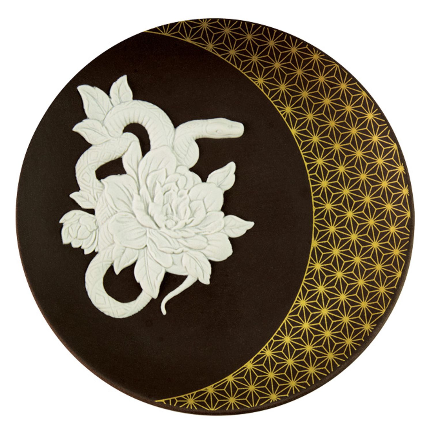 「エトトレイ 2025 ヘビ」（直径12.5センチ）1万3200円／ウェッジウッド（ウェッジウッド　フリーダイヤル0120-973-826）