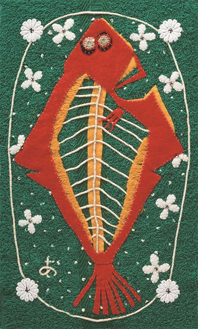 《さしみを取ったあとのかれい》1970年 豊田市美術館蔵