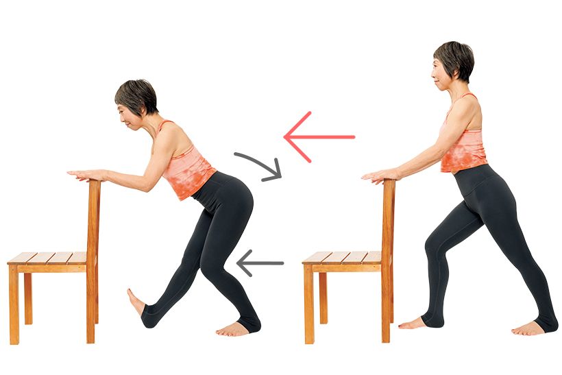 4　ふくらはぎストレッチ