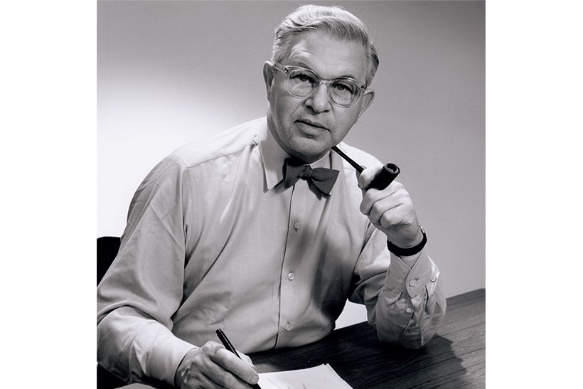 優れた建築家で家具デザイナーだったアルネ・ヤコブセン(1902〜71年)。