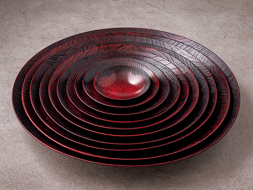 第59回全国漆器展・林野庁長官賞】卓越したろくろの技が光る桜文様の