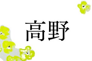 古代豪族、公家、武家。いろいろなルーツを持つ名字「高野」