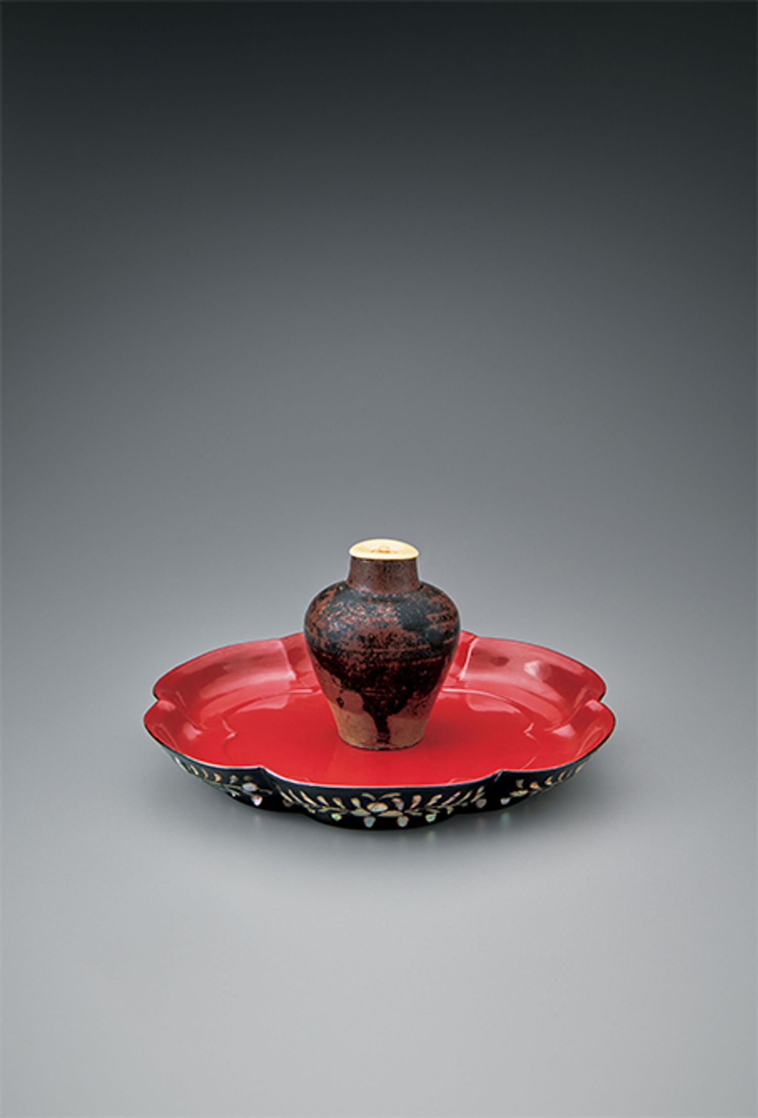 土屋蔵帳 唐物樽形茶入 銘唐樽／茶道具商 ながさか