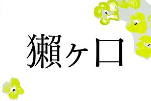 獺（かわうそ）から名が生まれた、難読名字「獺ヶ口」。将棋ファンならあっさりと読めるかも