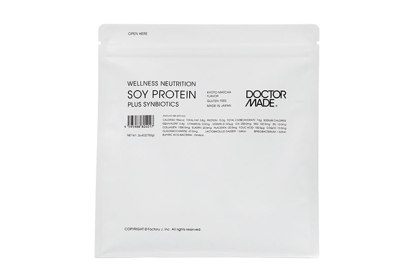 シンバイオティクス成分配合。陣先生監修のソイプロテイン。
