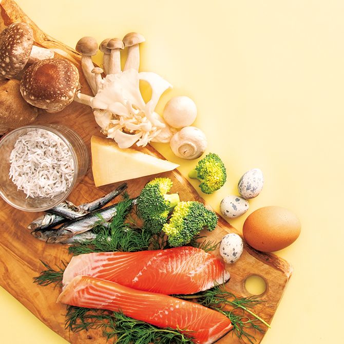 丸ごと食べられる魚やきのこ類を積極的に