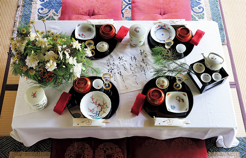 春爛漫の器あそび】山野舞由未さんが提案する「有田焼」を主役に四季を