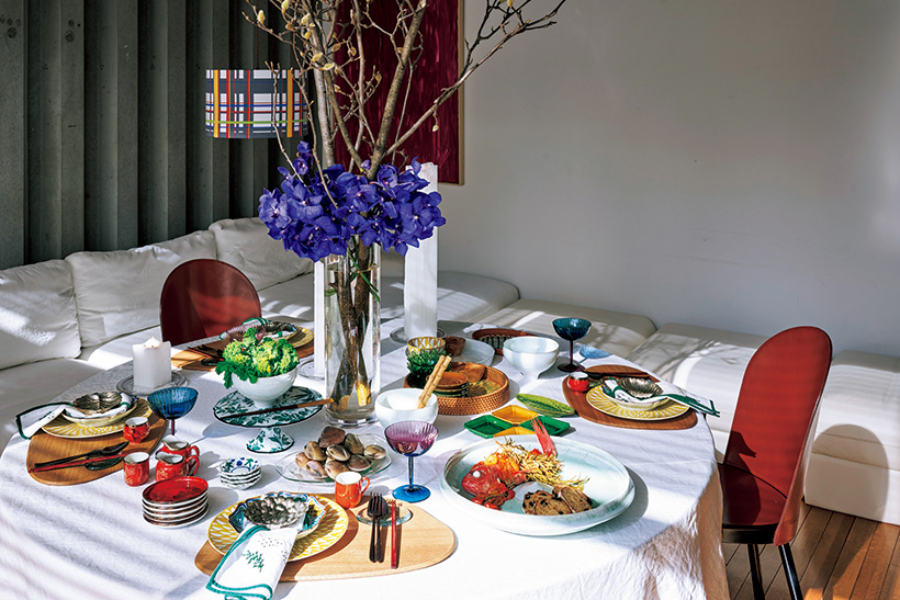 春爛漫の器あそび】アートディレクターhideyaさん「テーブルの上で旅