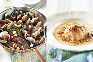 タサン志麻さんの「春の魚介料理」アクアパッツァと舌びらめのボンファム