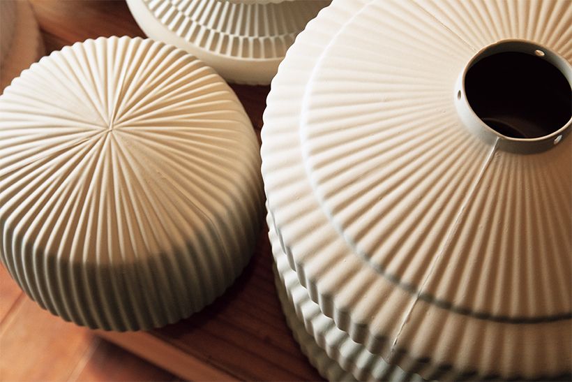 焼く前の磁土。