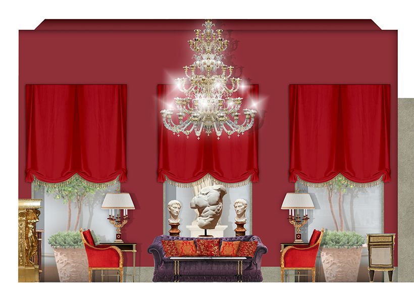 Drawing Room (Red) Salone del Mobile.Milano 2025 ©PYR