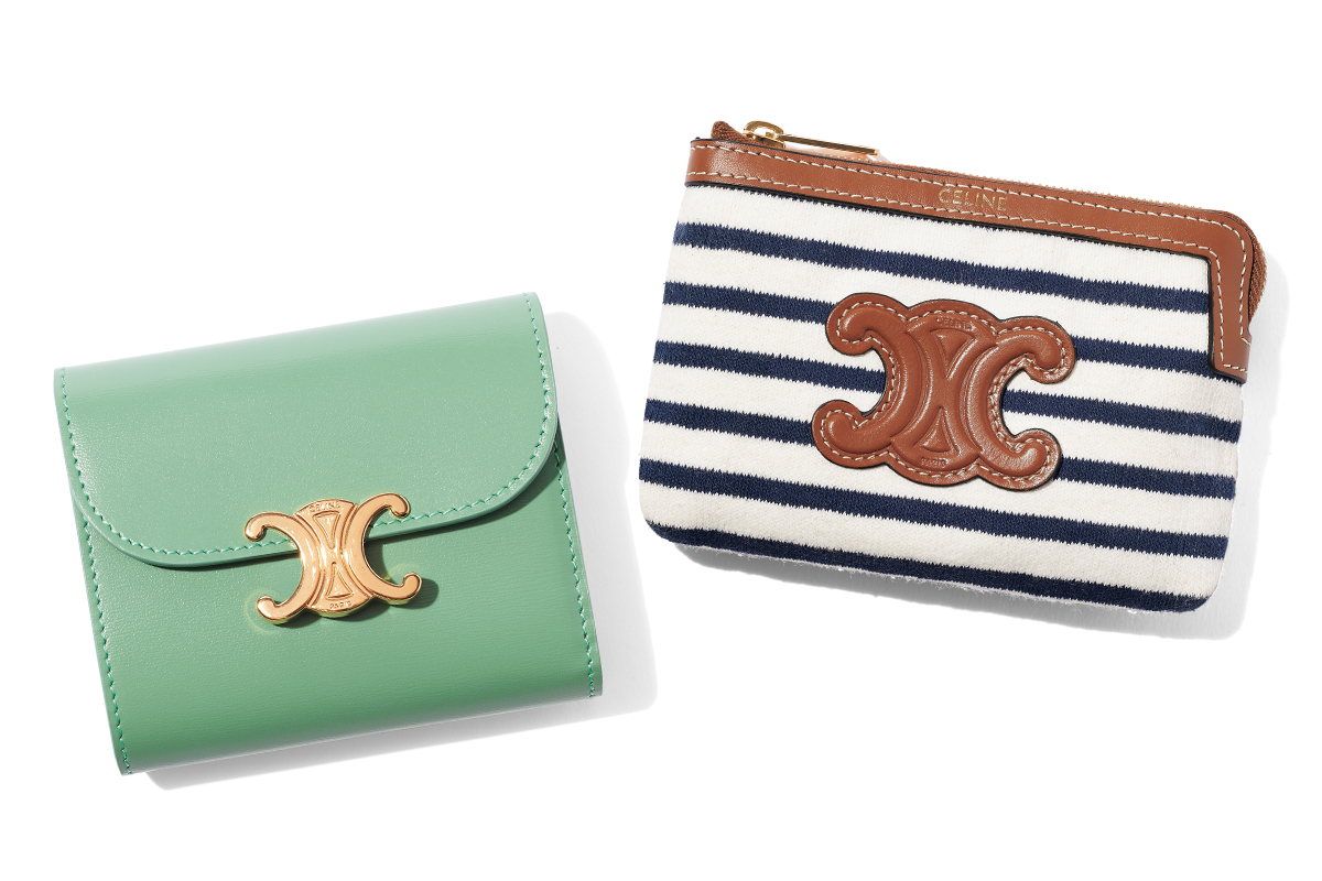 セリーヌ」のアイコン“トリオンフ”のウォレットとコインポーチ | 家庭