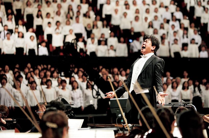2024年12月に行われた「第42回サントリー1万人の第九」の様子。©︎毎日放送/サントリー 1万人の第九