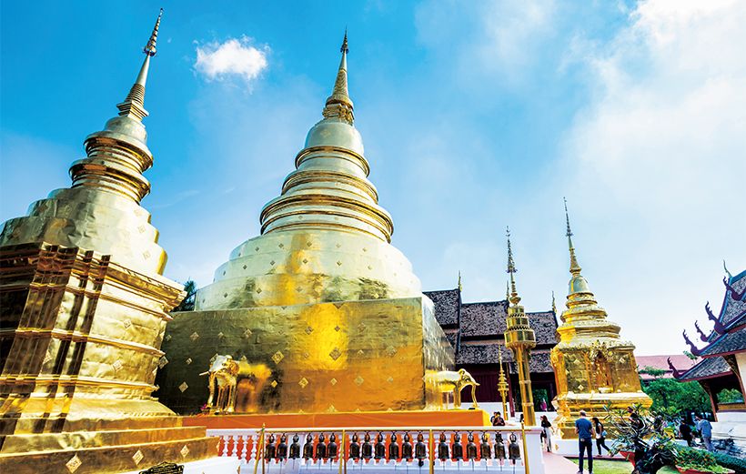 最高位の寺格を持つ王室寺院ワット・プラシン