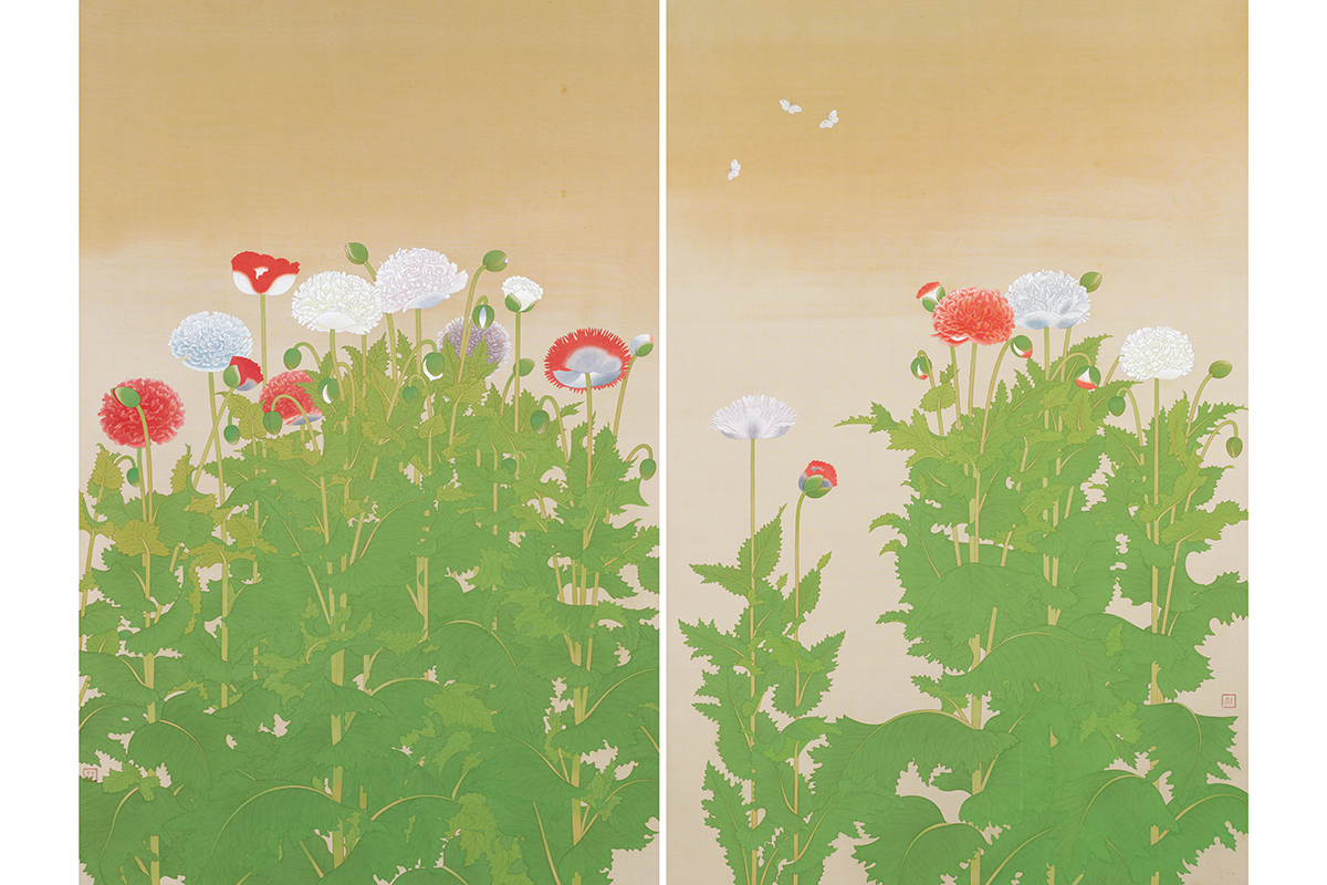 皇室伝来の絵画・工芸・書跡を紹介する展覧会「百花ひらく─花々を