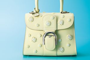 「デルヴォー」を代表する名品バッグに可憐な花が咲き誇る