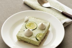 本間節子さんのさわやか日本茶レシピ「抹茶のレアチーズケーキ」